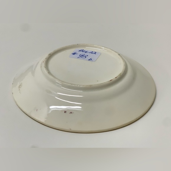 19th Century Gaudy Welsh Sunflower Pattern Miniature Luster Child’s Plate - Picture 11 of 15